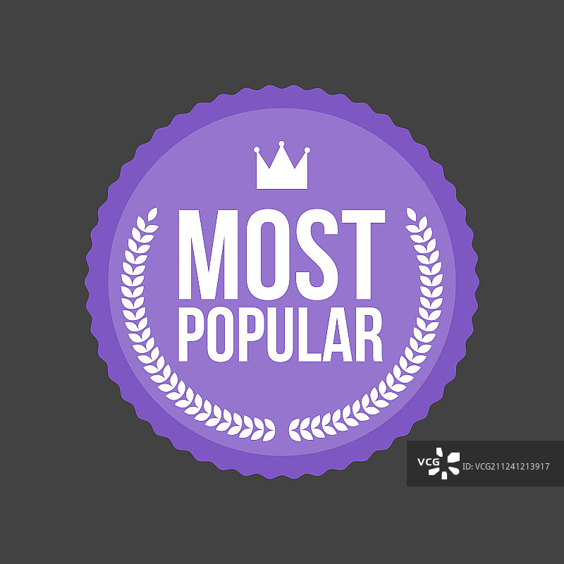 最受欢迎的扁平风格圆形标签图片素材