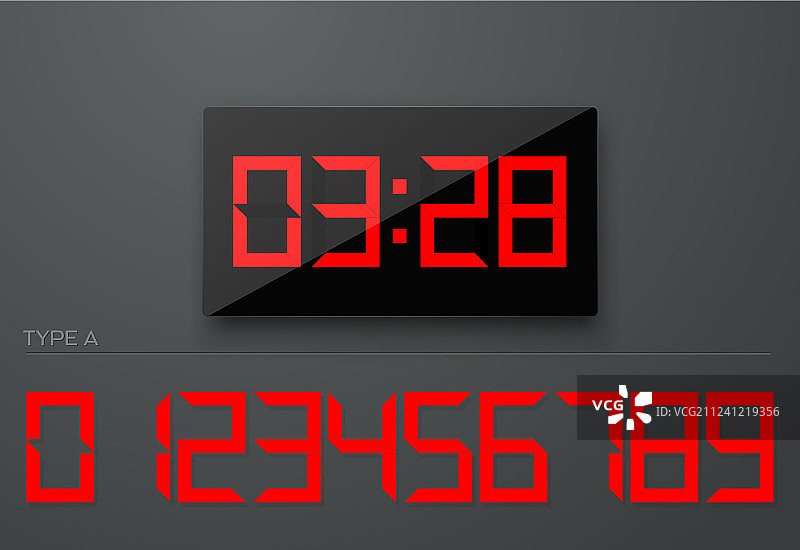 数字手表电子数字时钟图片素材