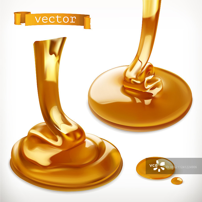 蜂蜜3D图标合集图片素材