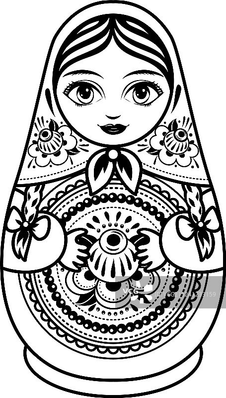 俄罗斯套娃图片素材