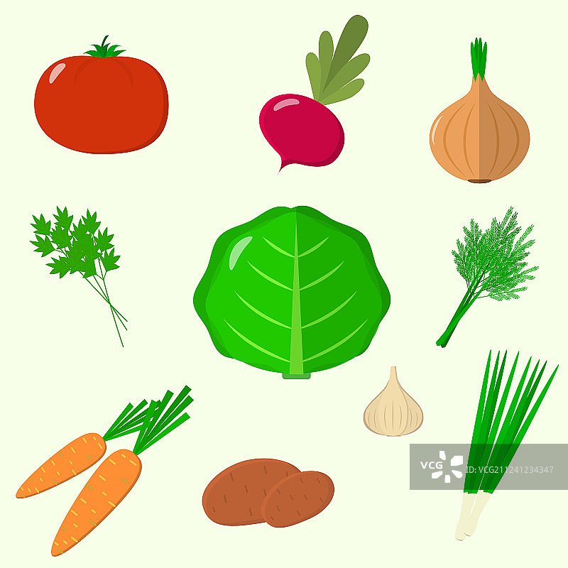 有机素食健康蔬菜素材图片素材
