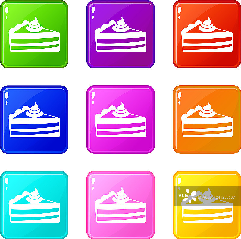 蛋糕切块图片素材