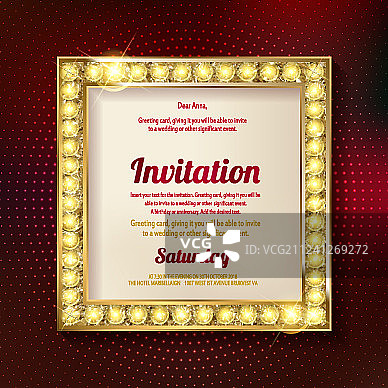 带有灯泡的复古遮阳篷时尚框架图片素材