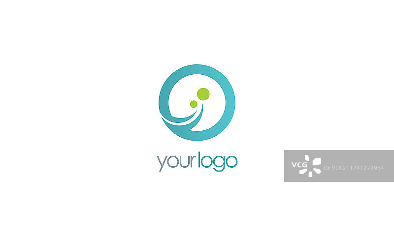圆形循环技术Logo图片素材