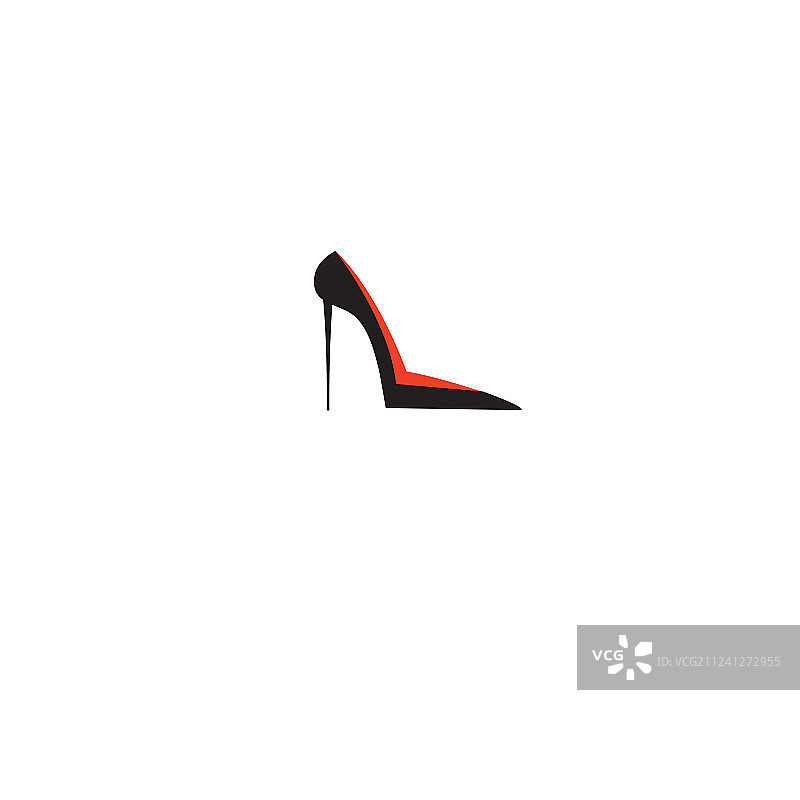 女士鞋子标志图片素材
