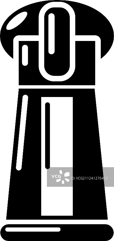 隐形拉链图标简约风格图片素材