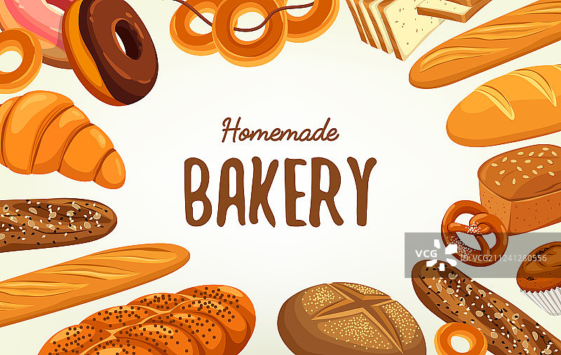 糕点和烘焙食品营养banner图片素材