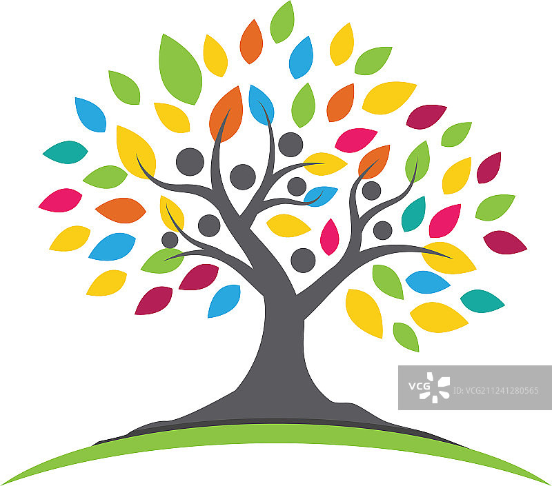 树叶生态自然设计图片素材