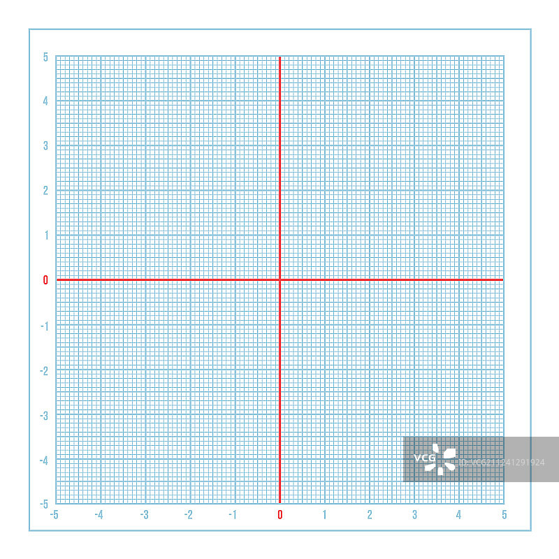 带坐标的蓝色坐标纸图片素材