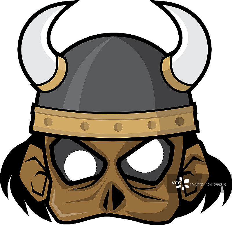 万圣节纸面具维京僵尸图片素材