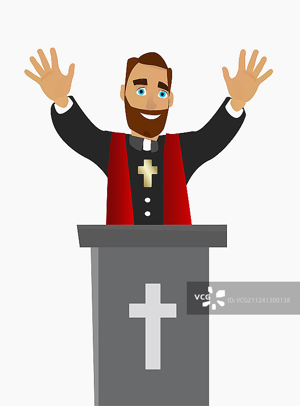 教堂里祈祷的人们图片素材