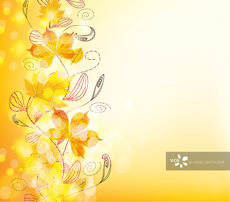 秋叶背景图片素材