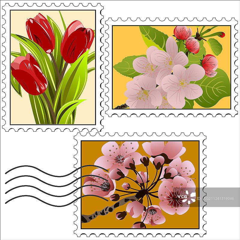 邮票图片素材