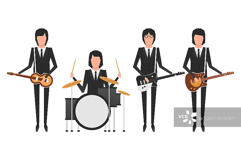 披头士乐队主题图片素材