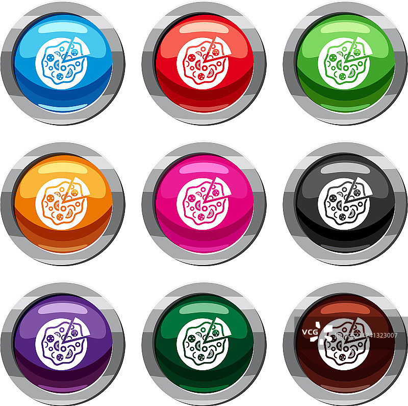 披萨美食合集（共9款）图片素材