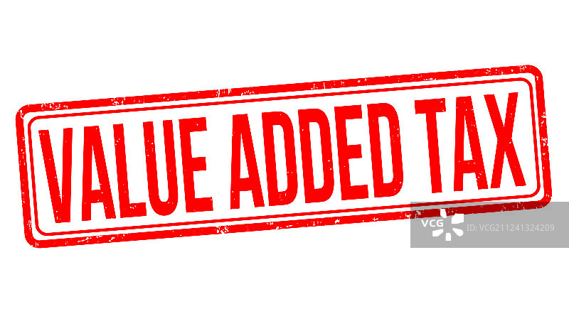 增值税橡胶印章图片素材