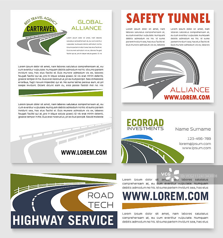 道路和高速公路服务公司banner图片素材