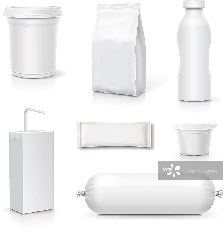 食品饮料空白包装合集图片素材