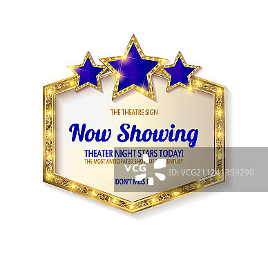 复古演出标志图片素材