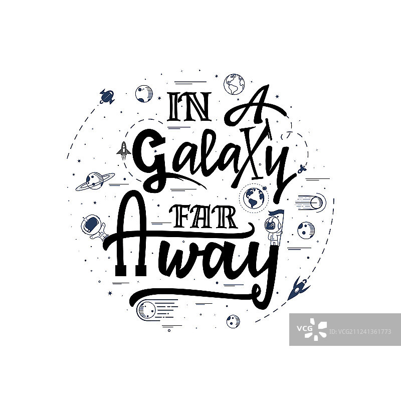 遥远星系的太空旅行图片素材