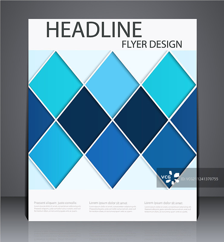 抽象数字商务宣传册宣传单图片素材