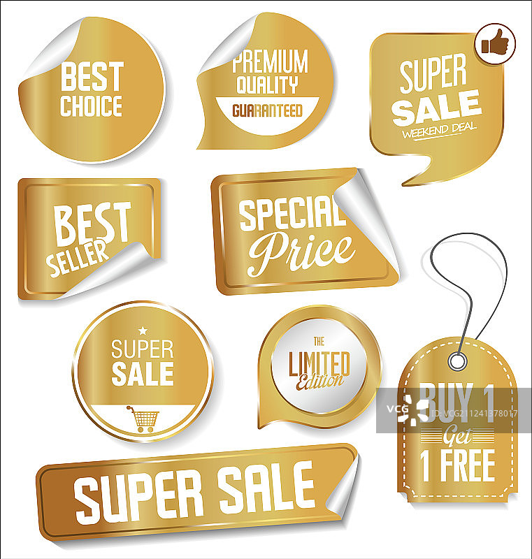 金色banner模板合集图片素材