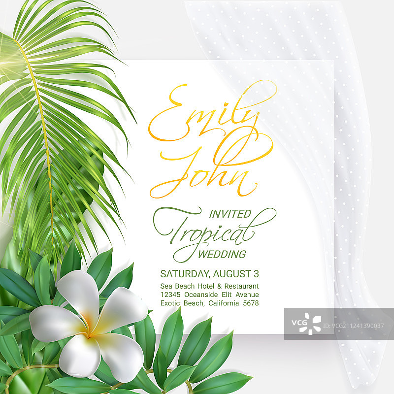 婚礼活动邀请卡图片素材