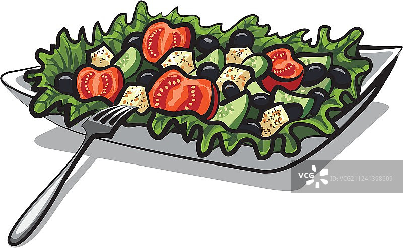 番茄沙拉图片素材