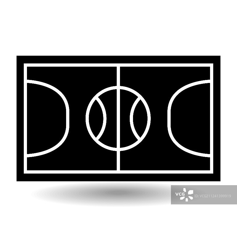 篮球场游乐场图标图片素材