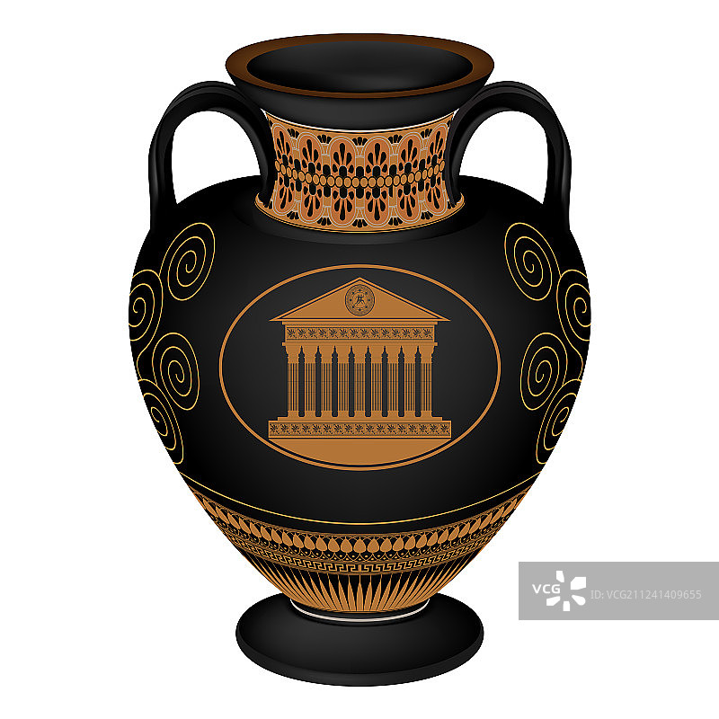 希腊花瓶图片素材