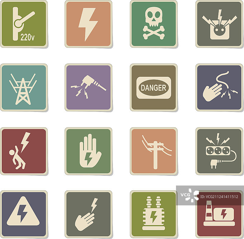 高压图标合集图片素材