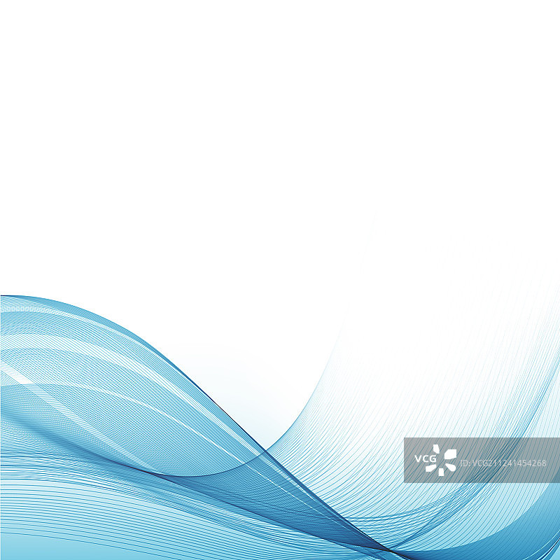 美丽的波浪蓝色背景科技图片素材