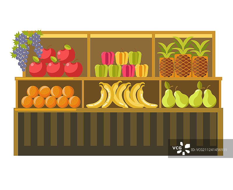 水果摊位产品商店柜台图片素材
