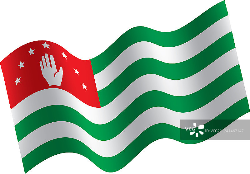 阿布哈兹国旗图片素材