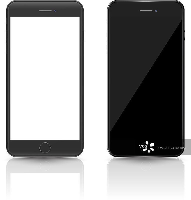 类似iPhone的智能手机模型图片素材