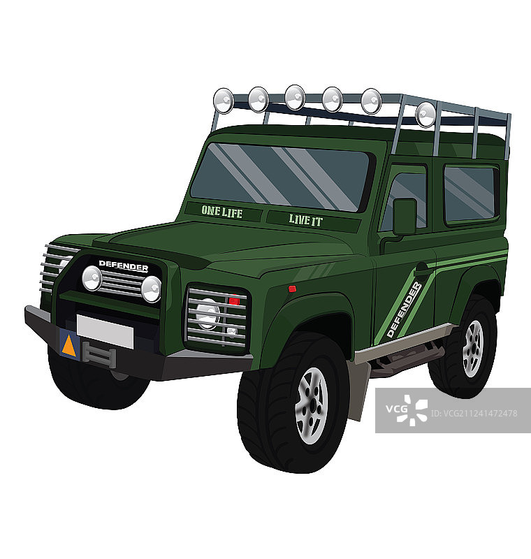 路虎卫士图片素材