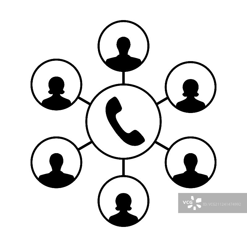 高级呼叫中心客服图标图片素材