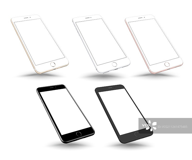 类似iPhone的智能手机模型图片素材