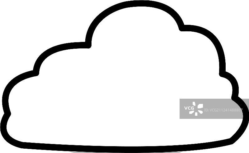 蓬松的云朵天气天堂天空棉花般的图标图片素材