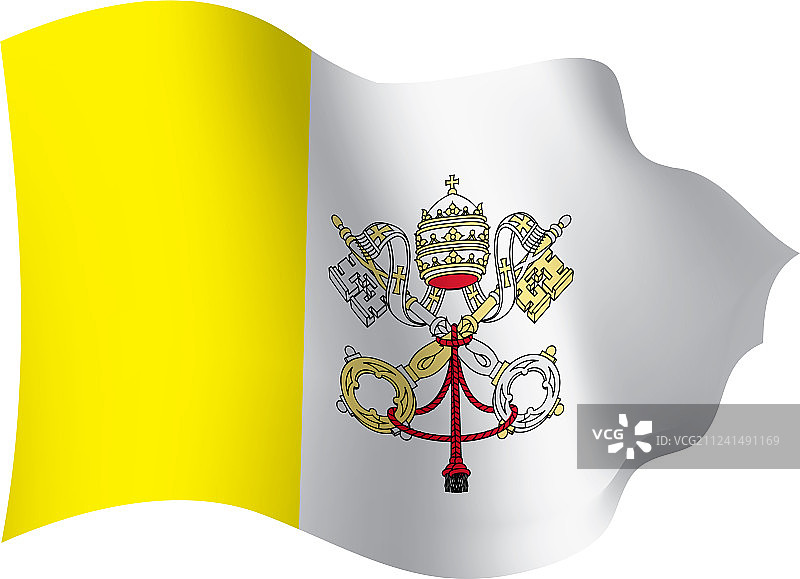 梵蒂冈国旗图片素材