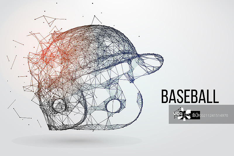 棒球头盔剪影图片素材