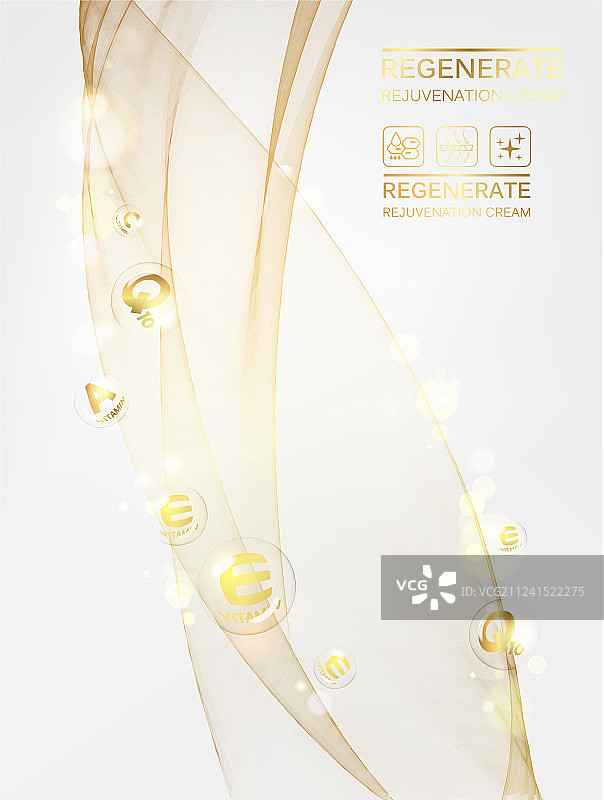 奶油分子科学图片素材