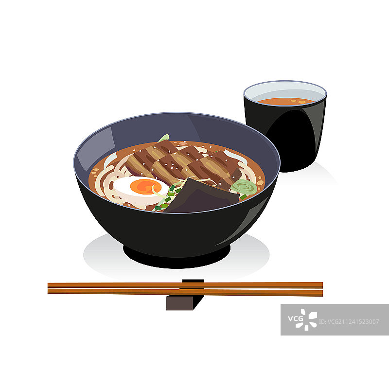 猪肉乌冬面图片素材