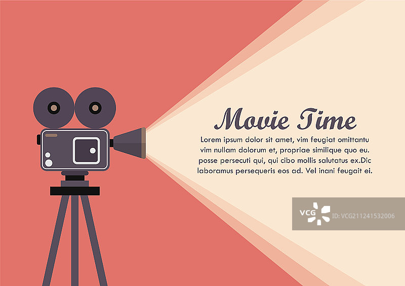 电影放映机复古相机图片素材