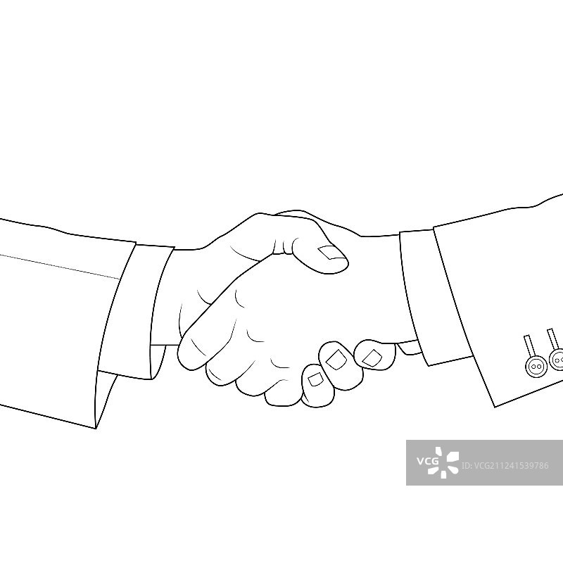 互相握手图片素材