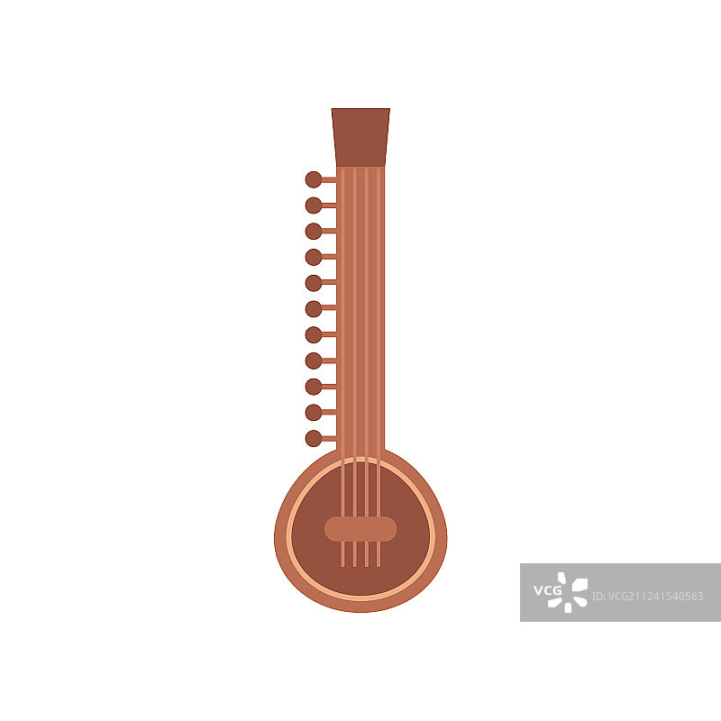 西塔琴印度传统乐器图片素材