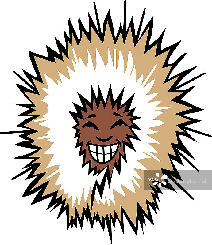 爱斯基摩人头像标志吉祥物图片素材