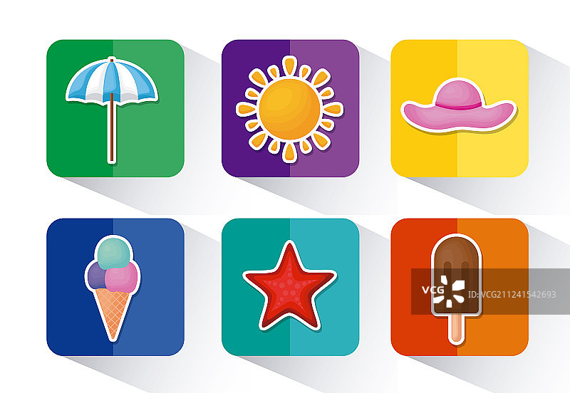 你好,夏天的设计图片素材