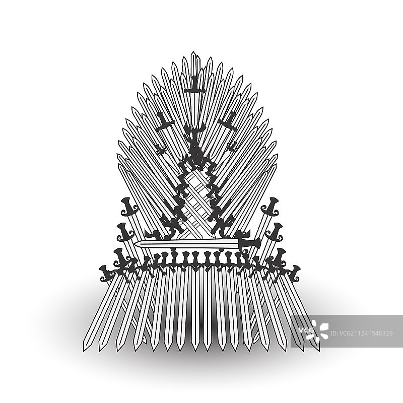 电脑游戏设计的铁王座图片素材