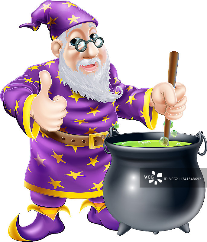 巫师和大锅图片素材